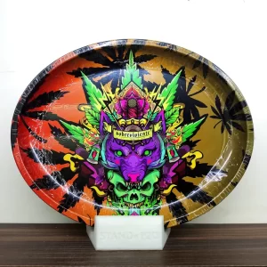 BANDEJA OVALADA METAL TIGER