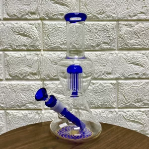 BONG BEAKER PERCO PULPO AZUL