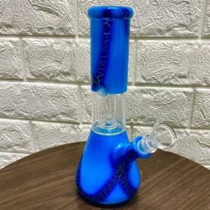 BONG 3 FILTROS VIDRIO CELESTE