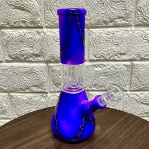 BONG 3 FILTROS VIDRIO MORADO