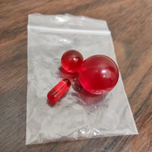 SET PERLAS ROJO