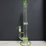 BONG STRAIGHT 43 CM C/ PERC DOBLE INLINE VERDE