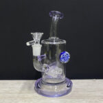 RIG FLOWER CON DOBLE PERC INLINE LILA